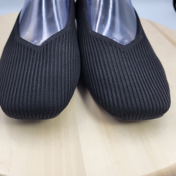 Vivaia Square-Toe V-Cut Flats Margot 2.0 Black Women Size EU 40.5 or US 9 to 9.5 - Picture 9 of 11